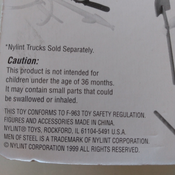 Vintage Nylint Ford Trucks Men of Steel Action Figure 1999 - Picture 3 of 5